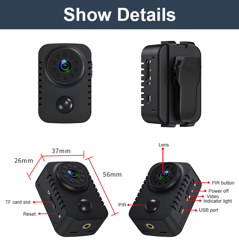 mini camera md29 details