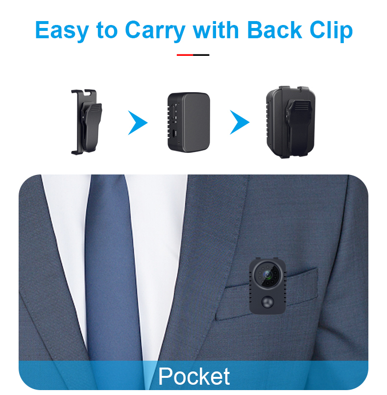 mini camera md20 with clip