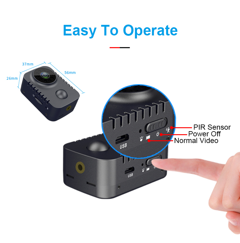 mini camera md29 easy to use