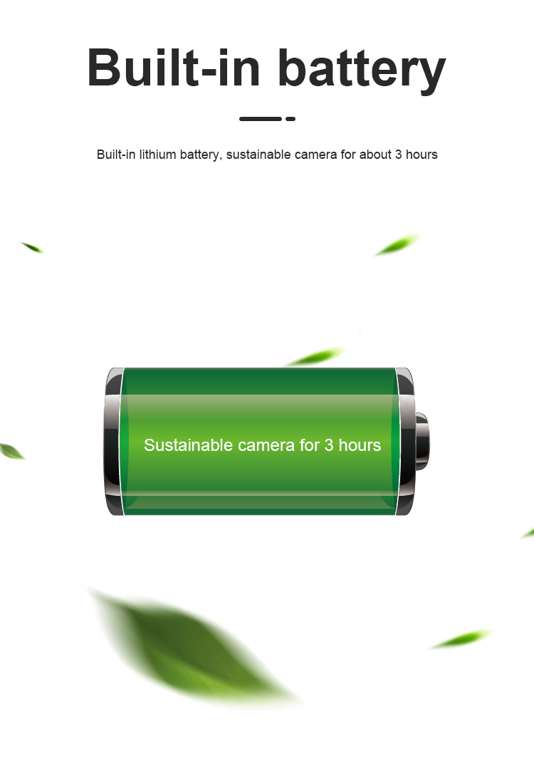 mini body camera with battery