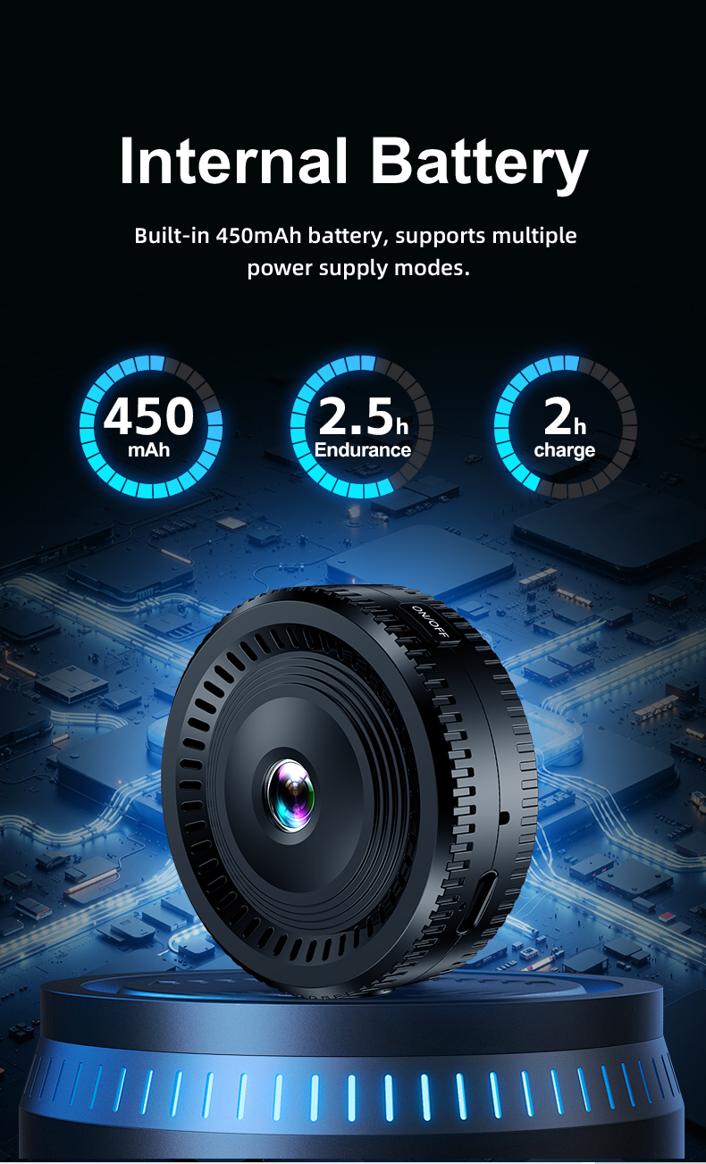 mini security camera with Built-in Battery