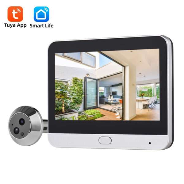 wifi peephole camera tuya