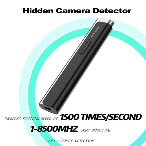 Full-band RF detection mode scanning for GPS trackers and bugs