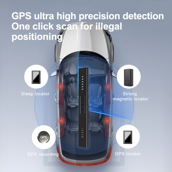 WT18 Hidden Camera Detector – Powerful All-in-One Spy Camera Finder with RF, Infrared, Magnetic & Laser Detection + Anti-Theft Alarm - Image 5