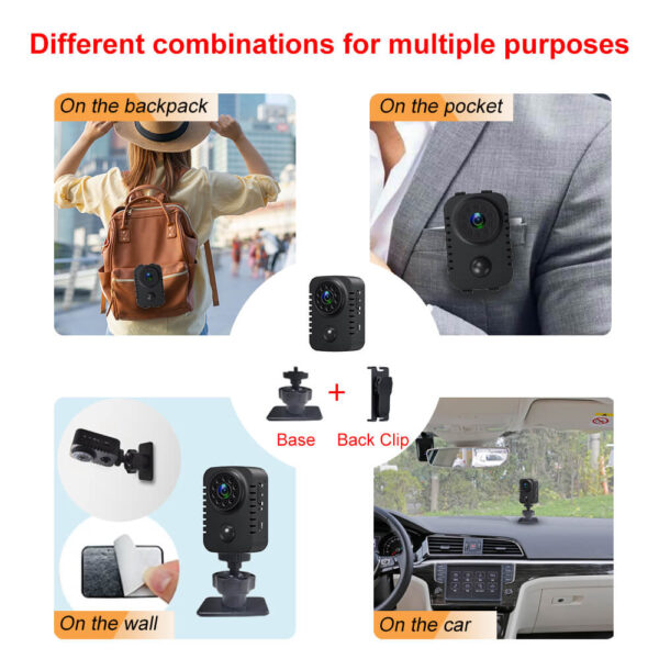 Mini Recording Camera M29 – 1080P HD Body Camera with Motion Detection, PIR Sensor, Long Battery Life – No WiFi Required - Image 5