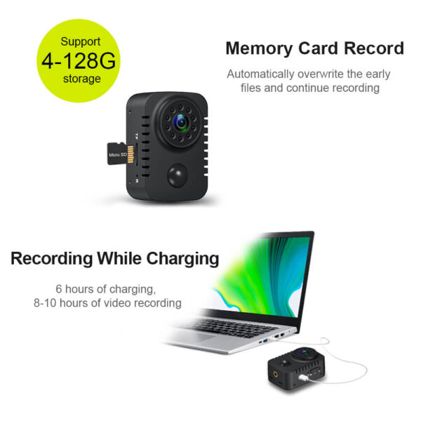Mini Recording Camera M29 – 1080P HD Body Camera with Motion Detection, PIR Sensor, Long Battery Life – No WiFi Required - Image 7